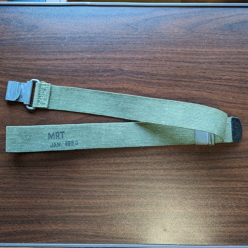 Original US Army Issue MRT 1953 M1 Grand Canvas Rifle Sling